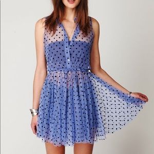 Free People Dotted Slip
